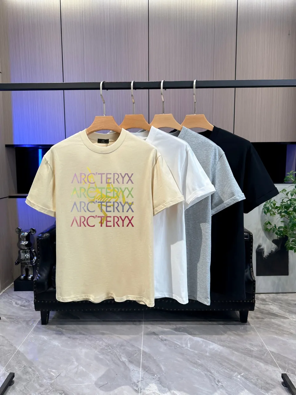 ARC`TERYX 2026 Classic T ， Breathable ， ， ！ Same Style ：White Black Gray Size：S M L XL